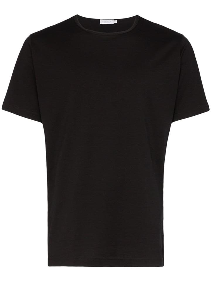 Sunspel Superfine Cotton T-shirt - Black
