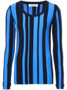 Diane Von Furstenberg Graphic Stripe Top - Blue