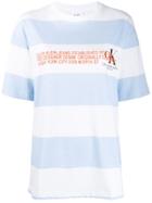 Calvin Klein Jeans Est. 1978 Logo Striped T-shirt - Blue