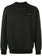 Pressure Quilted Sweatshirt - Black