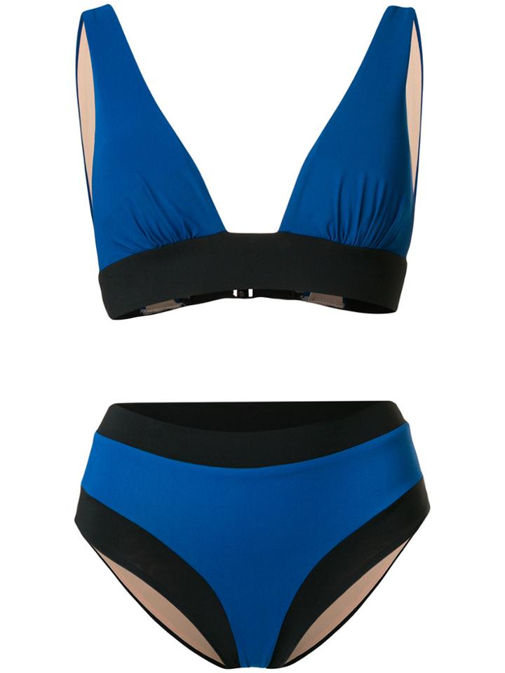Zeus+dione Aegina Two-piece Bikini - Blue