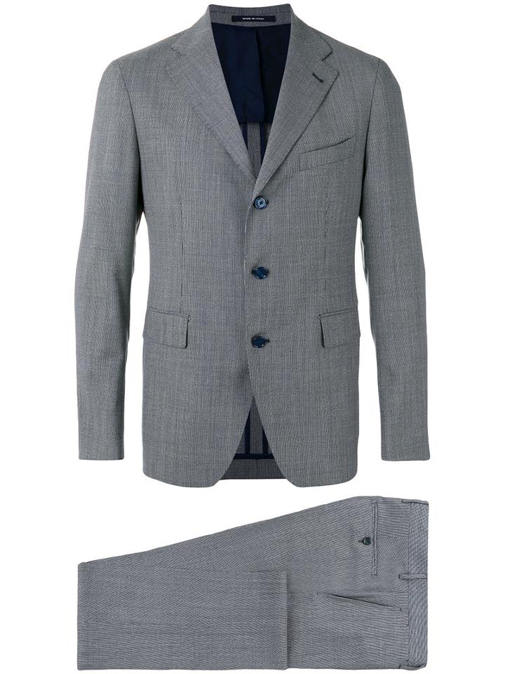 Tagliatore - Three Button Suit - Men - Cupro/wool - 52, Blue, Cupro/wool