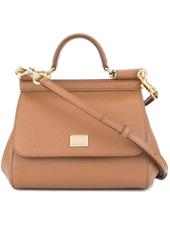 Dolce & Gabbana Mini Sicily Bag - Brown