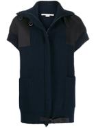 Stella Mccartney Patch Knitted Jacket - Blue
