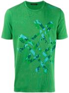 Mr & Mrs Italy Abstract Camouflage T-shirt - Green