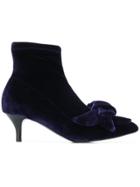 Alberto Gozzi Bow Embellished Boots - Blue