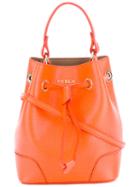 Furla - Mini Bucket Bag - Women - Leather - One Size, Women's, Yellow/orange, Leather