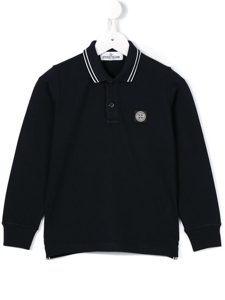 Stone Island Kids Longsleeved Polo Shirt