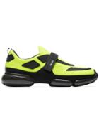 Prada Yellow Cloudbust Knitted Neon Sneakers