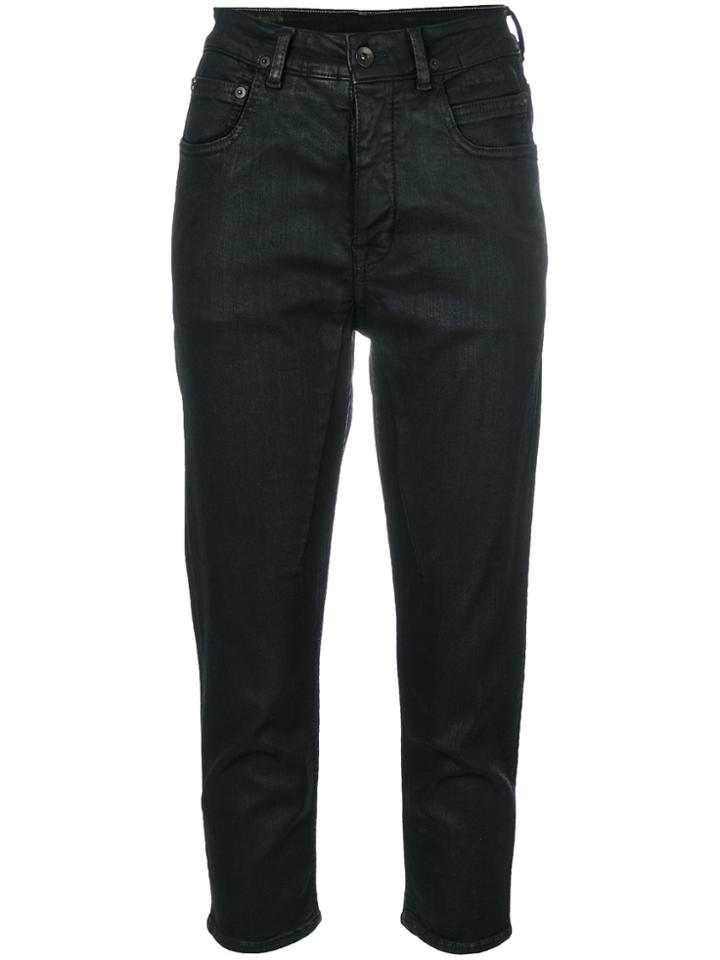 Rick Owens Drkshdw Torrence Cropped Jeans - Black