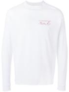 Martine Rose Logo Print Sweatshirt, Adult Unisex, Size: Large, White, Cotton