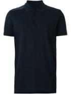Lanvin Classic Polo Shirt, Men's, Size: Xs, Blue, Cotton/viscose/silk