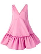No21 Baby Doll V-neck Dress - Pink