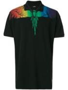 Marcelo Burlon County Of Milan Rainbow Wings Polo Shirt - Black