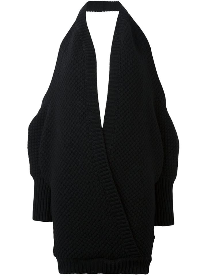 Chalayan Cross Front Top - Black
