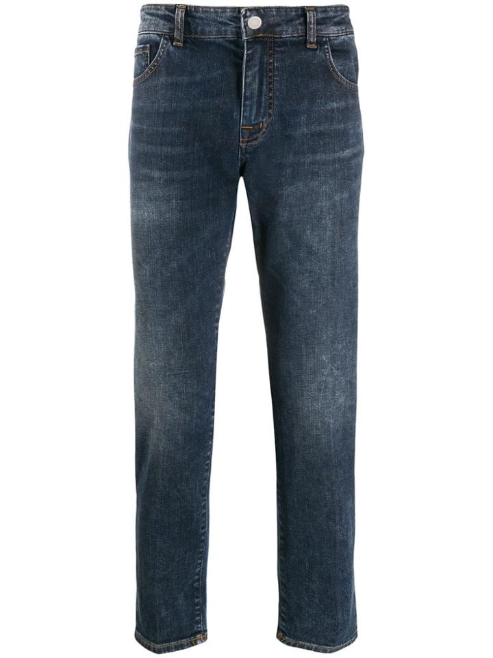 Entre Amis Straight-leg Mid-rise Jeans - Blue