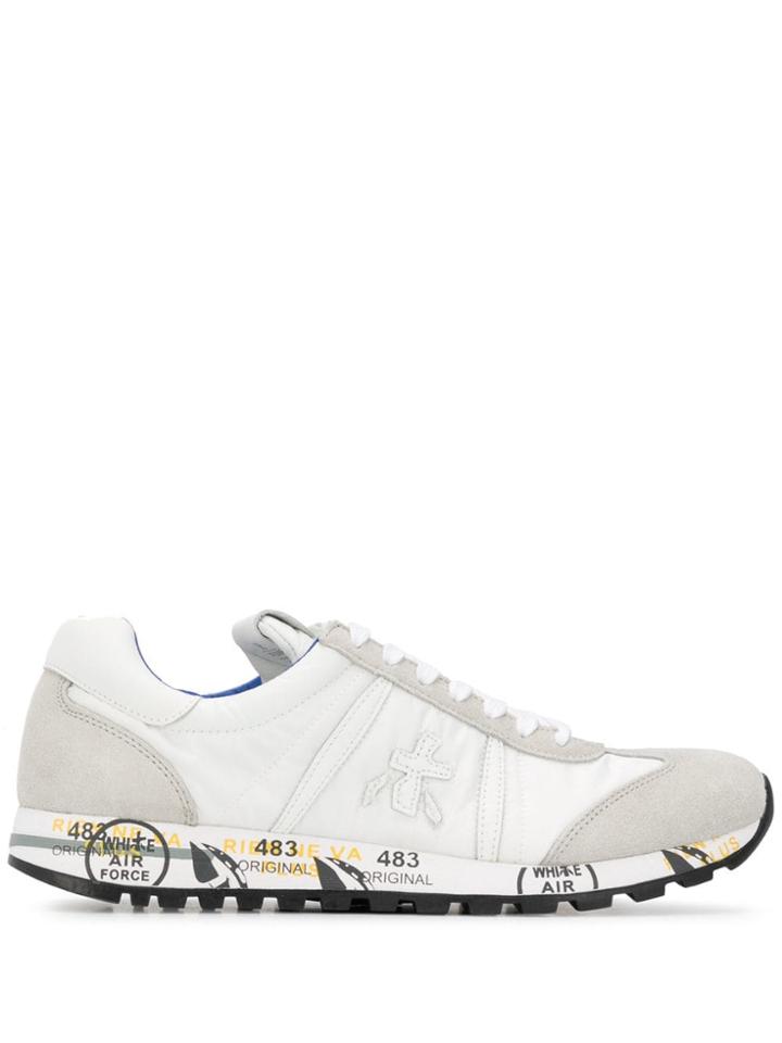 White Premiata Low-top Sneakers