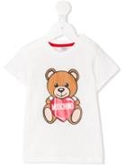 Moschino Kids - Teddy Bear Print T-shirt - Kids - Cotton - 2 Yrs, White