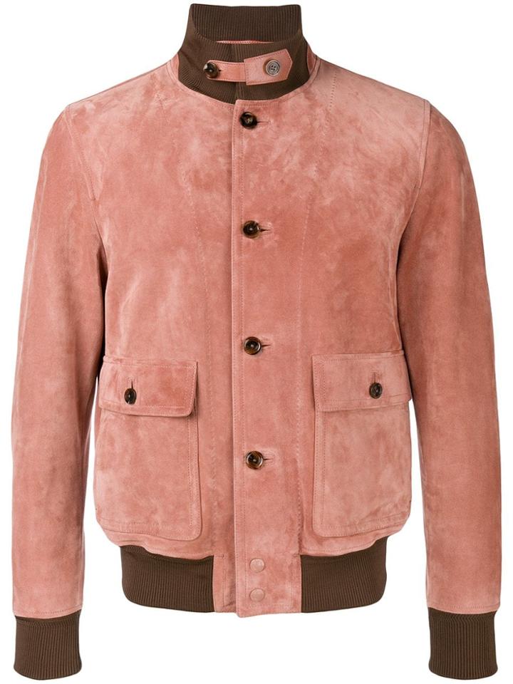 Tom Ford Fitted Bomber Jacket - Pink