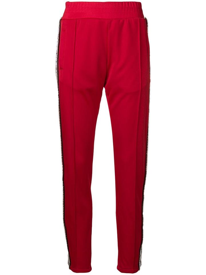 Chiara Ferragni Logomania Track Pants - Red