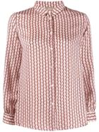 Altea Geometric Print Shirt - Pink