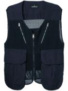 Stone Island Shadow Project - Cargo Pocket Mesh Waistcoat - Men - Cotton/polyester - S, Blue, Cotton/polyester