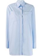 Givenchy Tailored Concealed Button Shirt - Blue