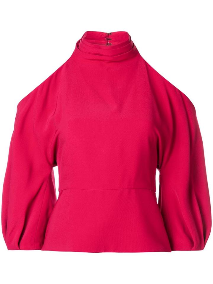 Cushnie Off-shoulder Blouse - Red