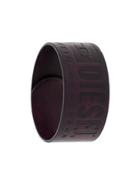 Diesel Debossed Logo Snap Bracelet - Purple