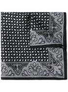 Etro Paisley Pattern Pocket Scarf - Black
