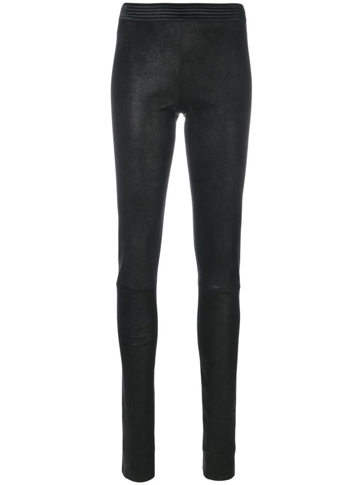 Drome - Skinny Trousers - Women - Leather - S, Black, Leather