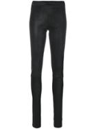 Drome - Skinny Trousers - Women - Leather - S, Black, Leather