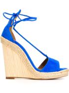 Aquazzura 'alexa' Wedge Sandals - Blue