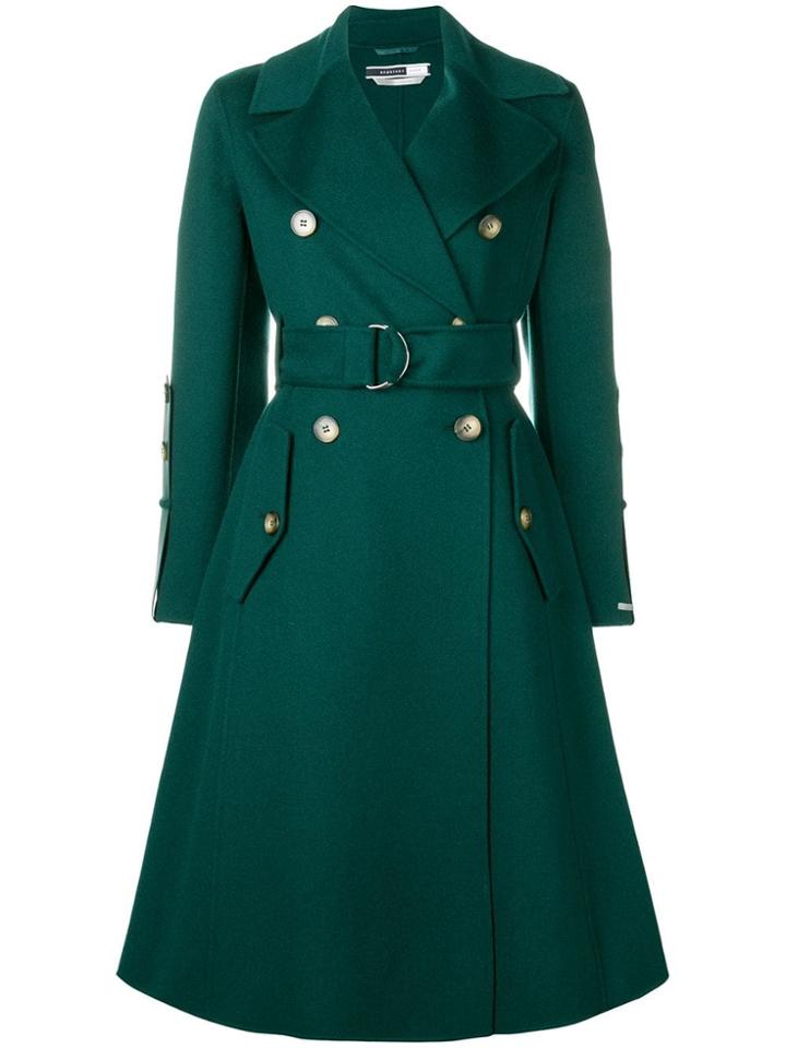 Sport Max Code Double Breasted Trench Coat - Green