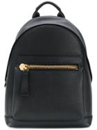 Tom Ford Leather Backpack - Black