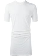 Rick Owens Long Length T-shirt, Men's, Size: Medium, White, Spandex/elastane/viscose