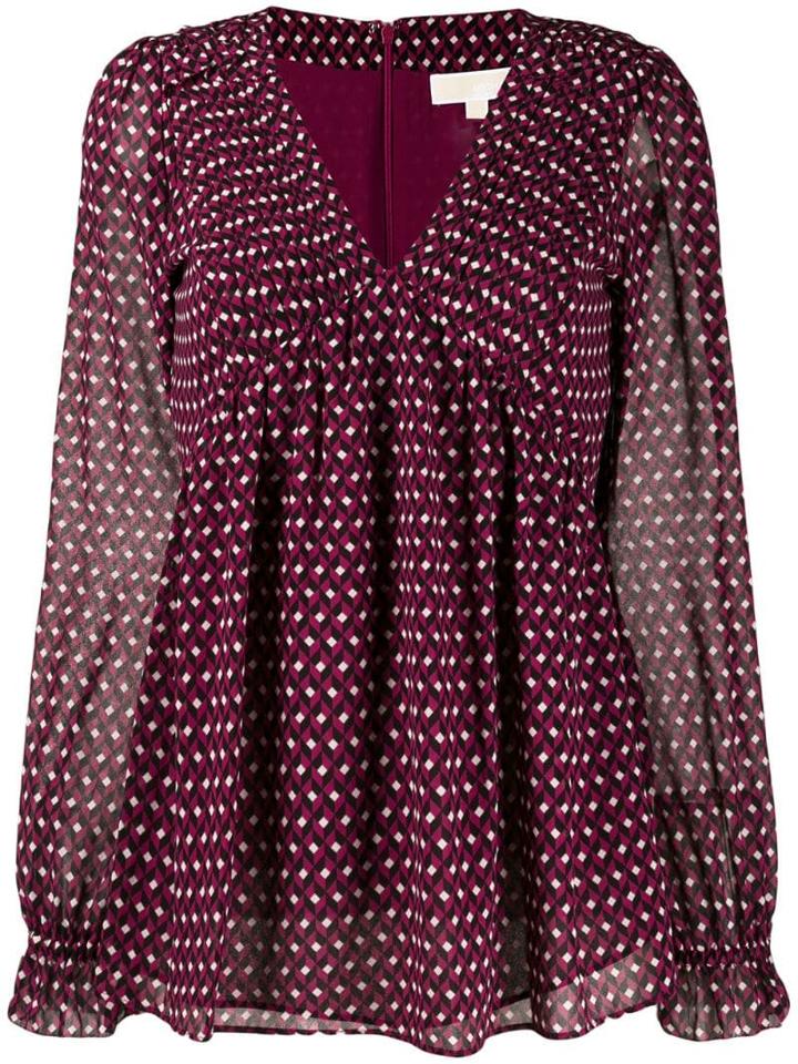 Michael Michael Kors Graphic Diamond Top - Pink