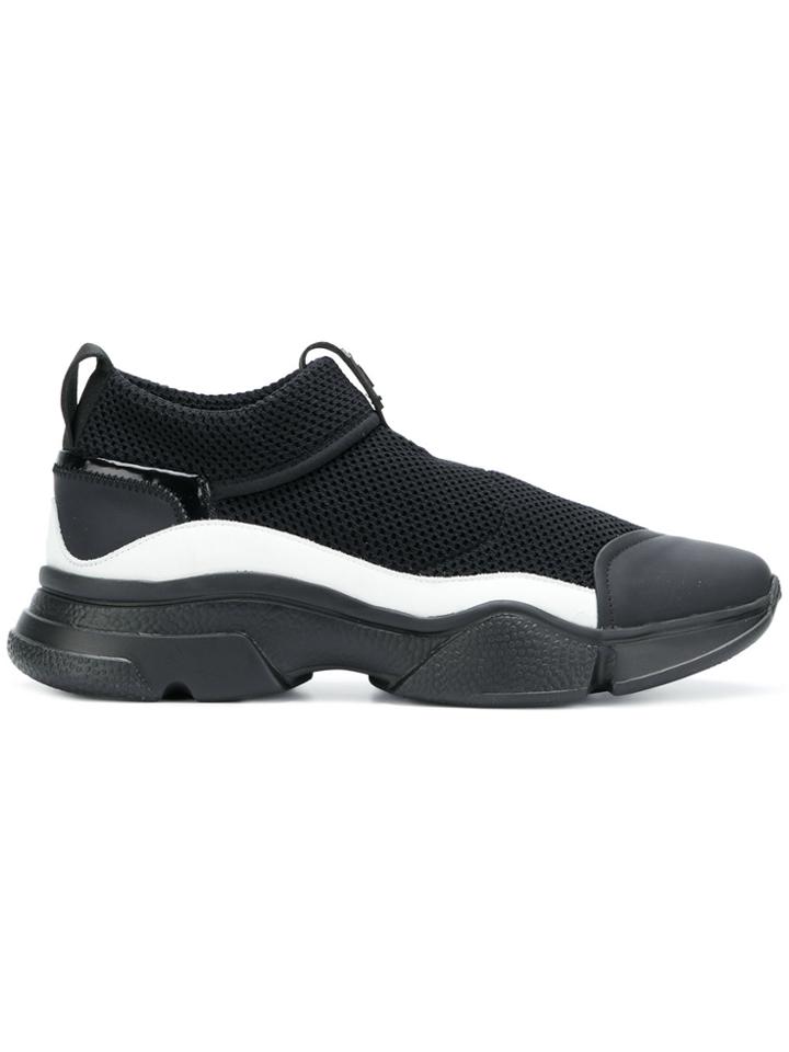 Bruno Bordese Mesh Low Top Sneakers - Black