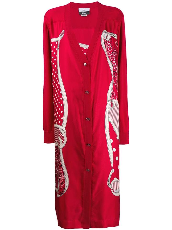 Monse Pluto Cardi Coat - Red