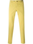 Pt01 Classic Chinos, Men's, Size: 52, Yellow/orange, Cotton/linen/flax/spandex/elastane