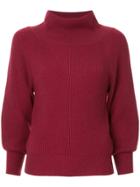 Ryan Roche Off-shoulder Sweater - Red