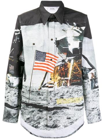 Calvin Klein Jeans Est. 1978 Man On The Moon Print Shirt - White
