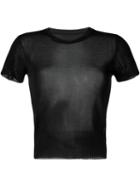 Mm6 Maison Margiela Sheer Shortsleeved Sweater