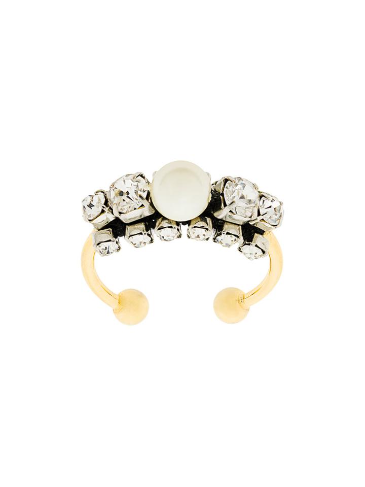 Radà Embellished Ring - Metallic