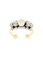 Radà Embellished Ring - Metallic