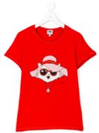 Karl Lagerfeld Kids - Cat Print T-shirt - Kids - Cotton/modal - 14 Yrs, Red