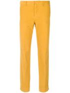 Pt01 Tailored Fitted Trousers - Yellow & Orange