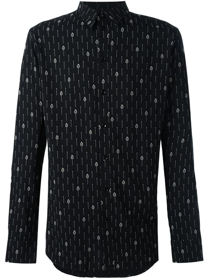 Saint Laurent Matchstick Print Shirt