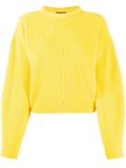 Canessa Ribbed Design Jumper - Yellow