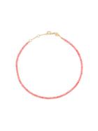 Anni Lu Stone Beaded Anklet - Pink